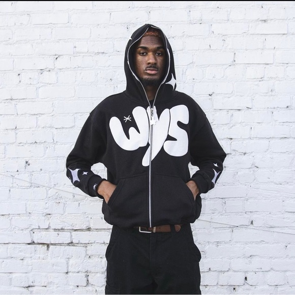 WYS Y2K Star Zip Hoodie new - Picture 4 of 4